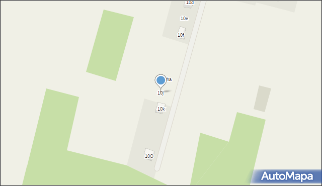 Podzamcze, Podzamcze, 10j, mapa Podzamcze