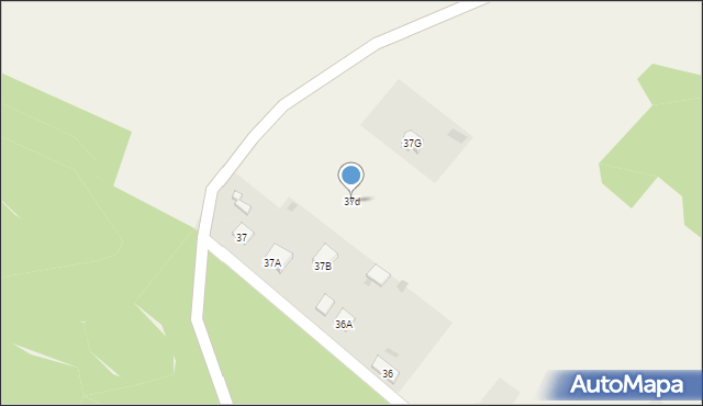 Podzamcze, Podzamcze, 37d, mapa Podzamcze