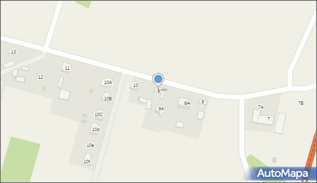 Podzamcze, Podzamcze, 9, mapa Podzamcze