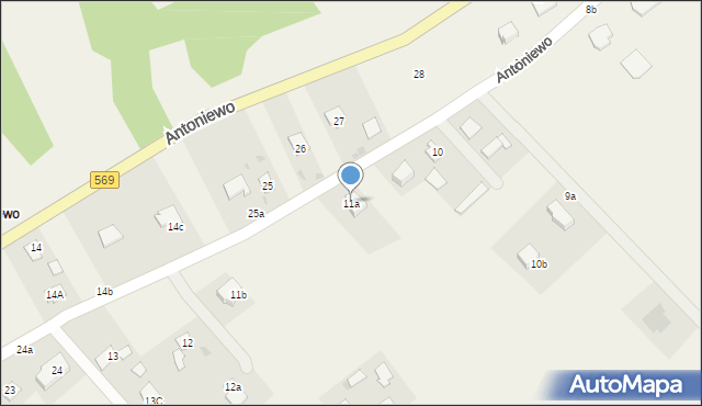Podzamek Golubski, Podzamek Golubski, 11a, mapa Podzamek Golubski