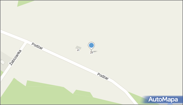 Podżar, Podżar, 2d, mapa Podżar