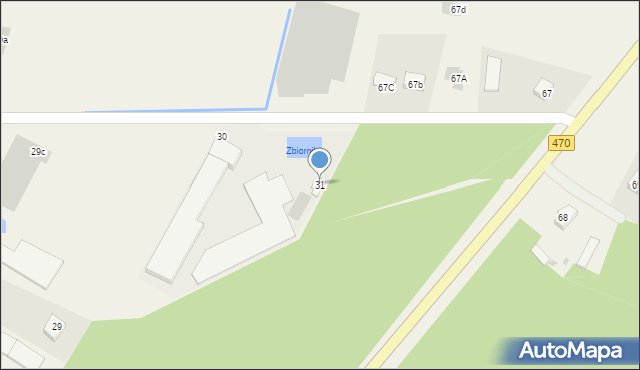 Podzborów, Podzborów, 31, mapa Podzborów