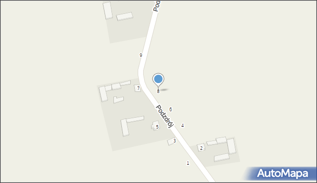 Podzdrój, Podzdrój, 8, mapa Podzdrój