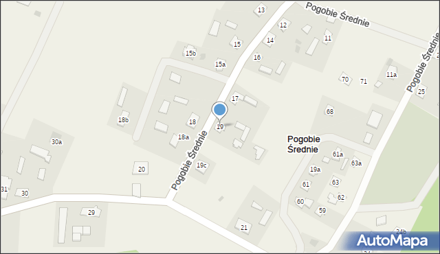 Pogobie Średnie, Pogobie Średnie, 19, mapa Pogobie Średnie