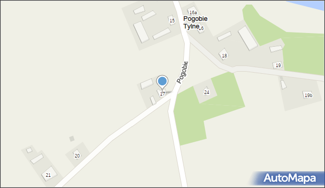 Pogobie Tylne, Pogobie Tylne, 17, mapa Pogobie Tylne