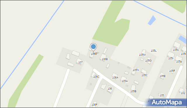Pogórska Wola, Pogórska Wola, 106D, mapa Pogórska Wola