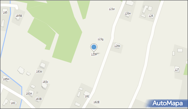 Pogórska Wola, Pogórska Wola, 123h, mapa Pogórska Wola