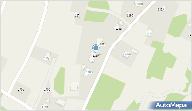 Pogórska Wola, Pogórska Wola, 128F, mapa Pogórska Wola
