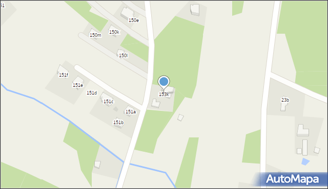 Pogórska Wola, Pogórska Wola, 153k, mapa Pogórska Wola
