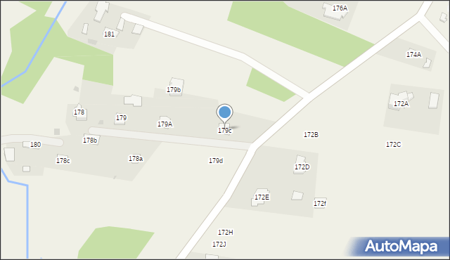 Pogórska Wola, Pogórska Wola, 179c, mapa Pogórska Wola