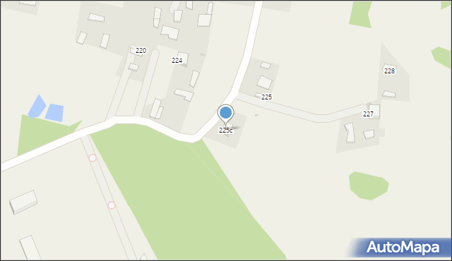 Pogórska Wola, Pogórska Wola, 225c, mapa Pogórska Wola
