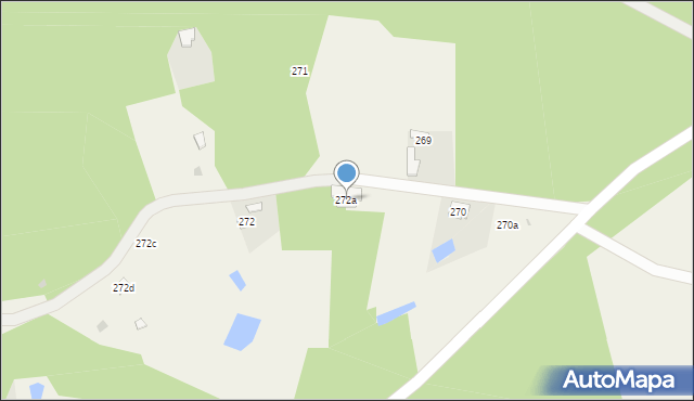 Pogórska Wola, Pogórska Wola, 272a, mapa Pogórska Wola