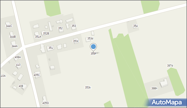 Pogórska Wola, Pogórska Wola, 353f, mapa Pogórska Wola