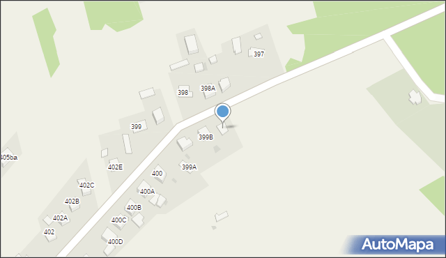 Pogórska Wola, Pogórska Wola, 399C, mapa Pogórska Wola