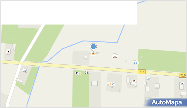 Pogorzałe Ługi, Pogorzałe Ługi, 38f, mapa Pogorzałe Ługi