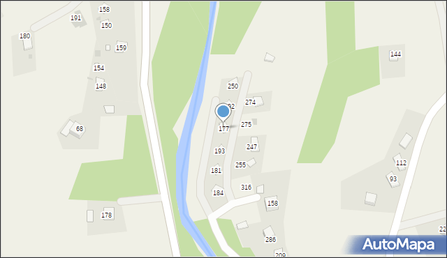 Pogorzany, Pogorzany, 177, mapa Pogorzany