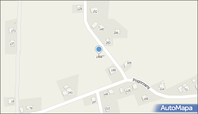 Pogorzany, Pogorzany, 199a, mapa Pogorzany