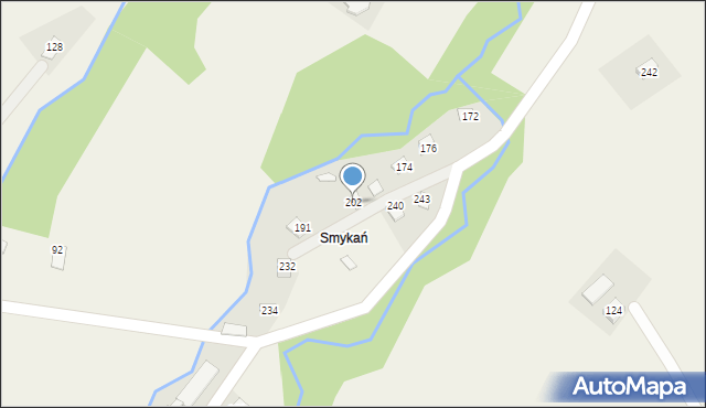 Pogorzany, Pogorzany, 202, mapa Pogorzany