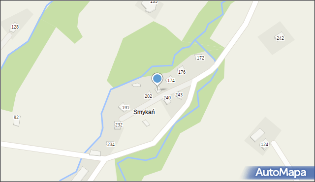 Pogorzany, Pogorzany, 203, mapa Pogorzany