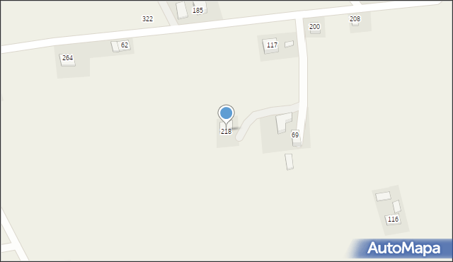 Pogorzany, Pogorzany, 218, mapa Pogorzany