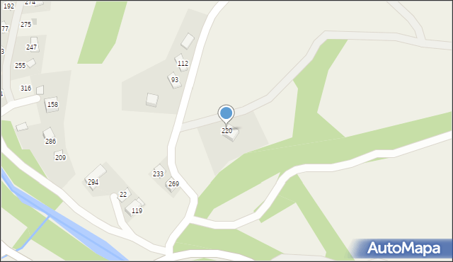 Pogorzany, Pogorzany, 220, mapa Pogorzany