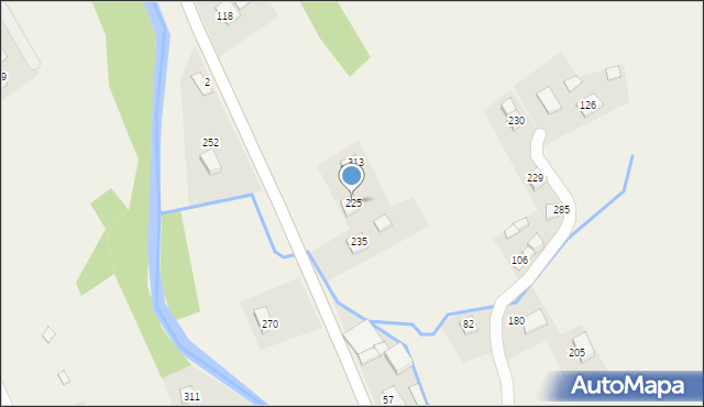 Pogorzany, Pogorzany, 225, mapa Pogorzany