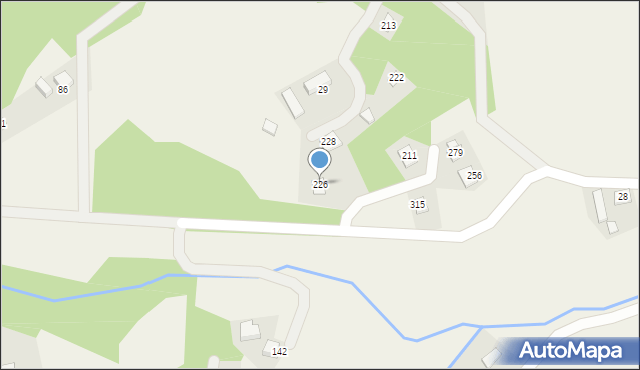 Pogorzany, Pogorzany, 226, mapa Pogorzany