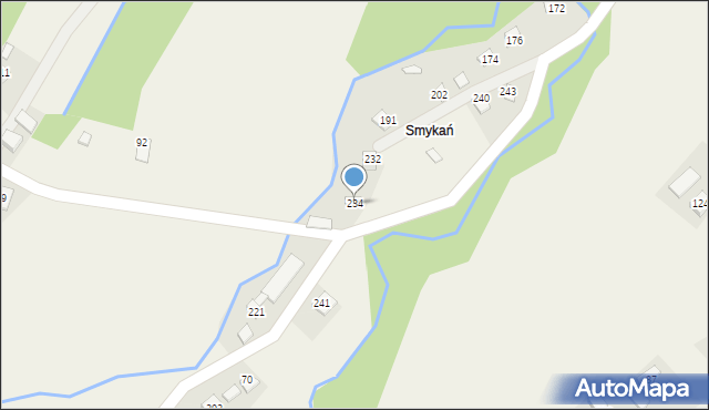 Pogorzany, Pogorzany, 234, mapa Pogorzany