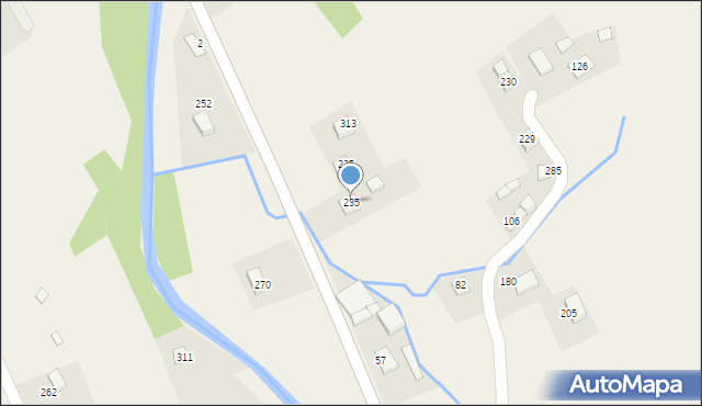 Pogorzany, Pogorzany, 235, mapa Pogorzany