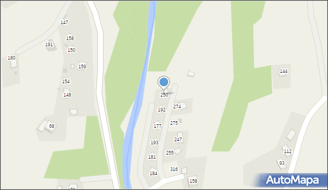 Pogorzany, Pogorzany, 250, mapa Pogorzany