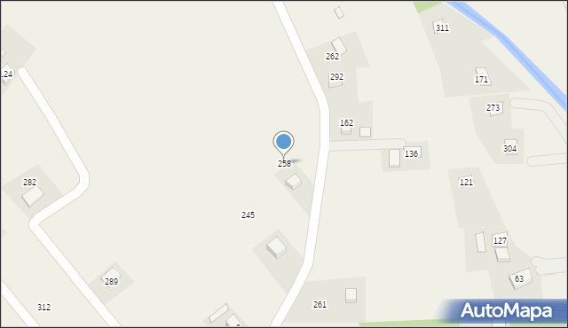 Pogorzany, Pogorzany, 258, mapa Pogorzany