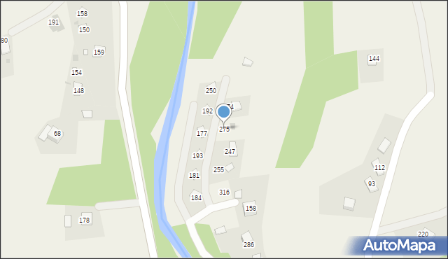 Pogorzany, Pogorzany, 275, mapa Pogorzany