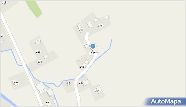 Pogorzany, Pogorzany, 285, mapa Pogorzany