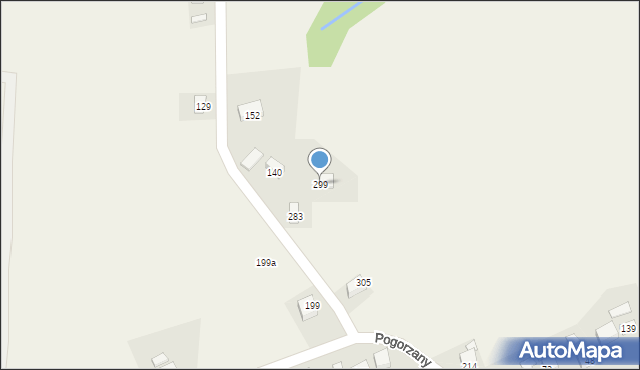 Pogorzany, Pogorzany, 299, mapa Pogorzany