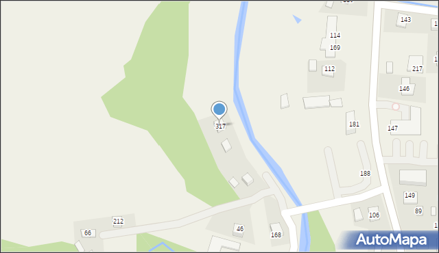 Pogorzany, Pogorzany, 317, mapa Pogorzany