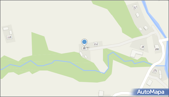 Pogorzany, Pogorzany, 66, mapa Pogorzany