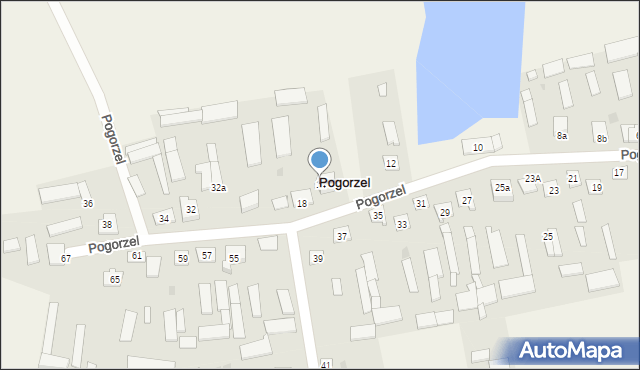 Pogorzel, Pogorzel, 14, mapa Pogorzel