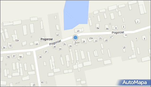 Pogorzel, Pogorzel, 27, mapa Pogorzel