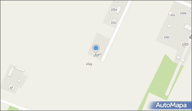 Pogorzelec, Pogorzelec, 101f, mapa Pogorzelec