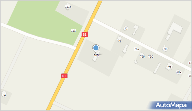 Pogorzelec, Pogorzelec, 76D, mapa Pogorzelec