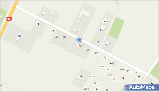 Pogorzelec, Pogorzelec, 78, mapa Pogorzelec