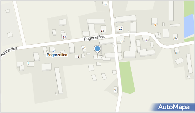 Pogorzelica, Pogorzelica, 4, mapa Pogorzelica