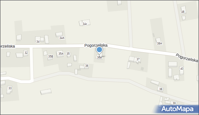 Pogorzeliska, Pogorzeliska, 36a, mapa Pogorzeliska