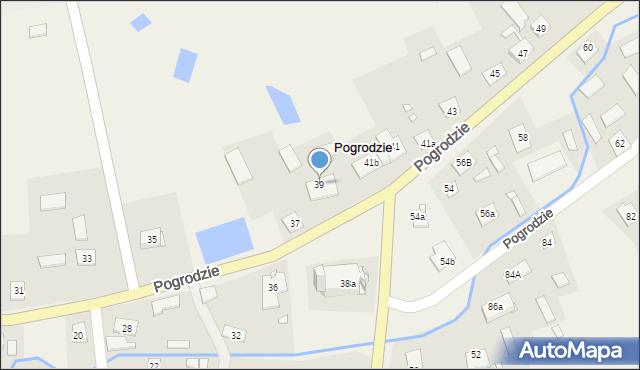 Pogrodzie, Pogrodzie, 39, mapa Pogrodzie