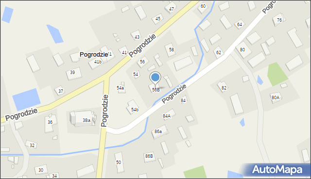 Pogrodzie, Pogrodzie, 56B, mapa Pogrodzie