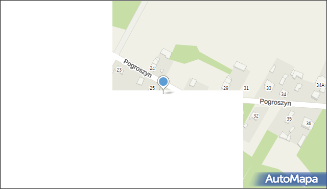 Pogroszyn, Pogroszyn, 26, mapa Pogroszyn