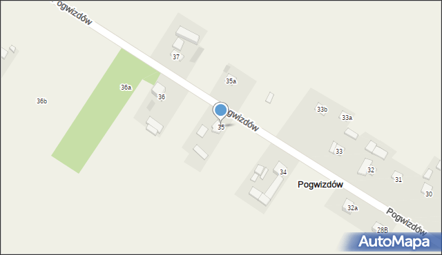 Pogwizdów, Pogwizdów, 35, mapa Pogwizdów