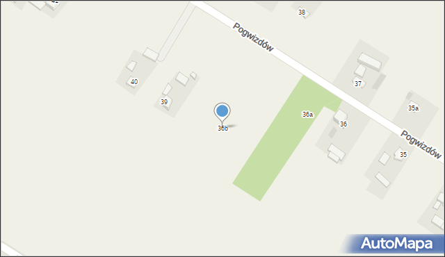 Pogwizdów, Pogwizdów, 36b, mapa Pogwizdów