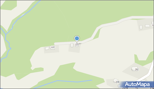 Pogwizdów, Pogwizdów, 121, mapa Pogwizdów