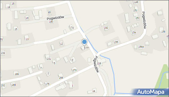 Pogwizdów, Pogwizdów, 3, mapa Pogwizdów